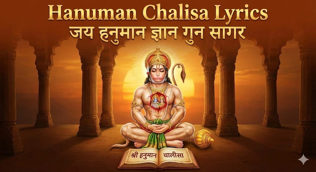 Hanuman Chalisa Lyrics in Hindi and English – जय हनुमान ज्ञान गुन सागर