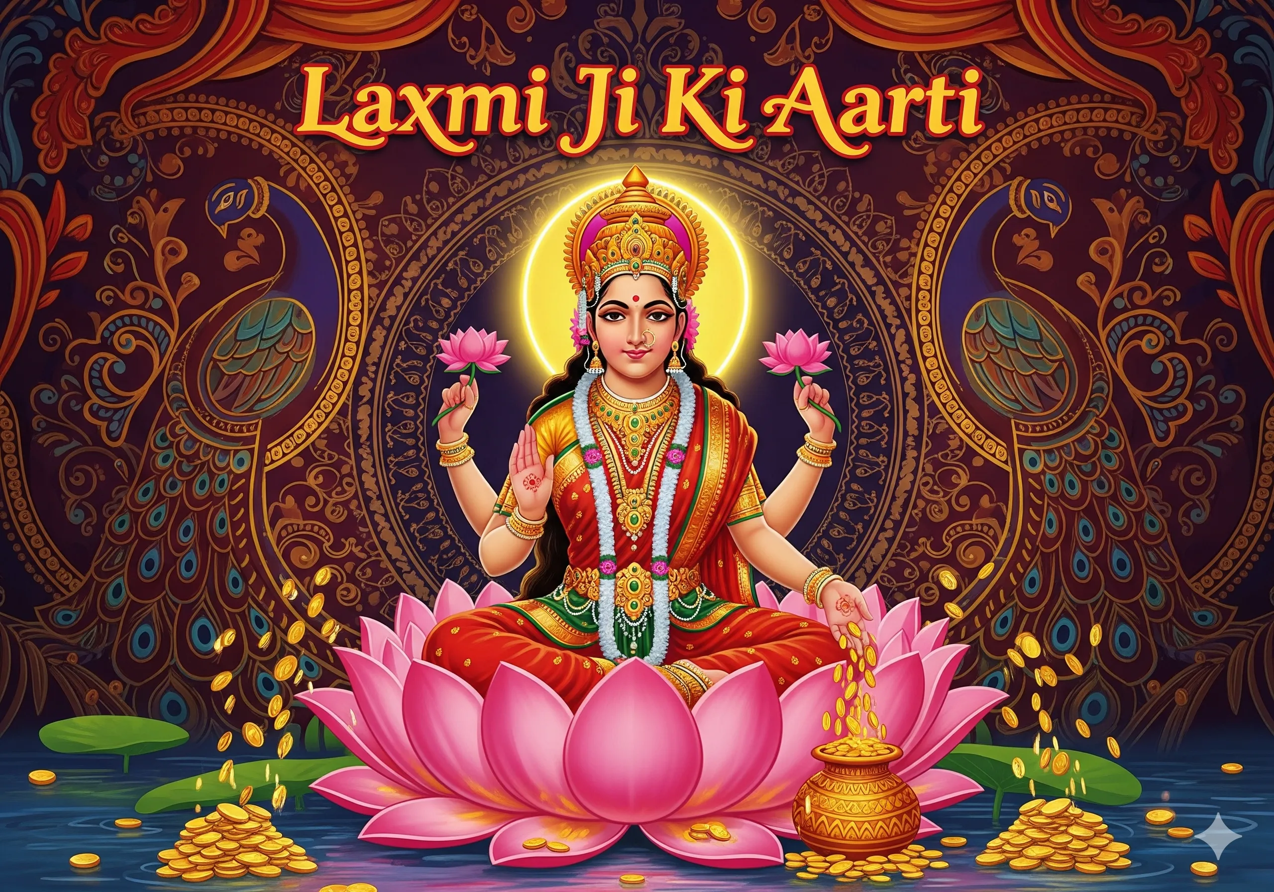 Laxmi Ji Ki Aarti l Anuradha Paudwal Laxmi Ji Ki Aarti Lyrics