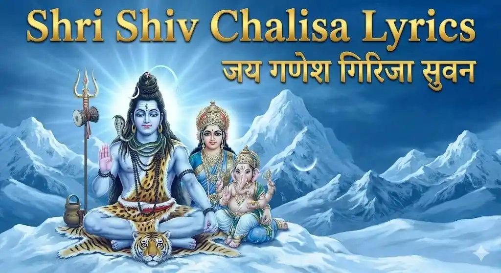Shiv Chalisa (शिव चालीसा) lyrics in Hindi And English