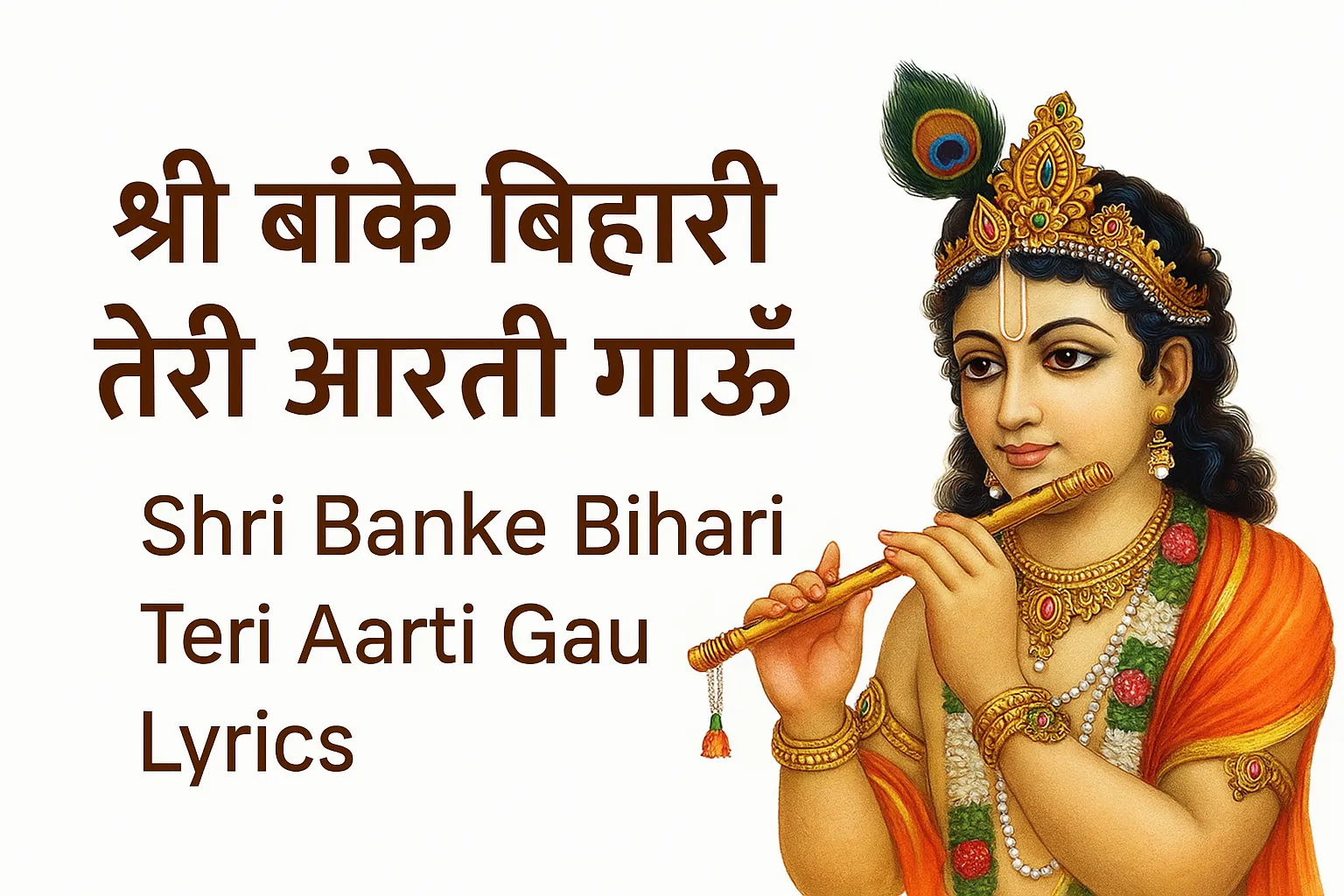 Shri Banke Bihari Teri Aarti Gau Lyrics
