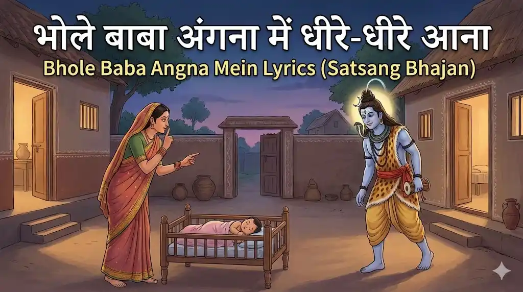 Bhole Baba Angna Mein Dheere Dheere Aana Lyrics – भोले बाबा अंगना में