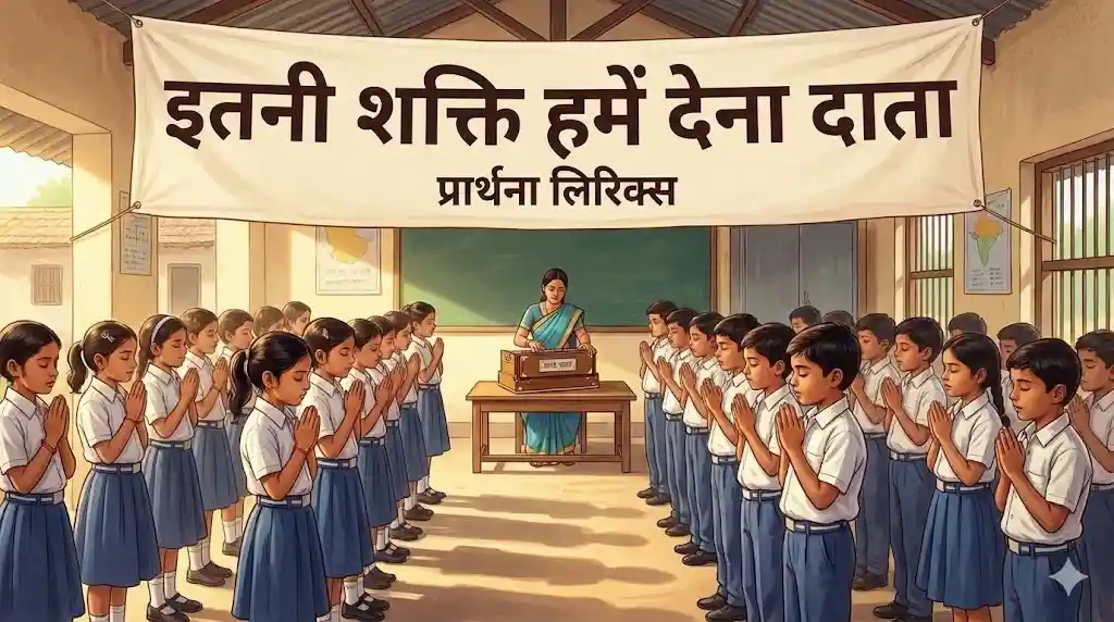 Itni Shakti Hamein Dena Data Lyrics