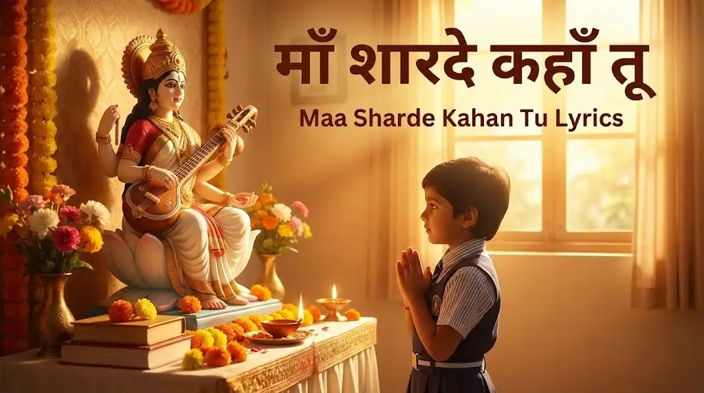 Maa sharde kaha tu lyrics माँ शारदे कहा तू बिना बजा रही है