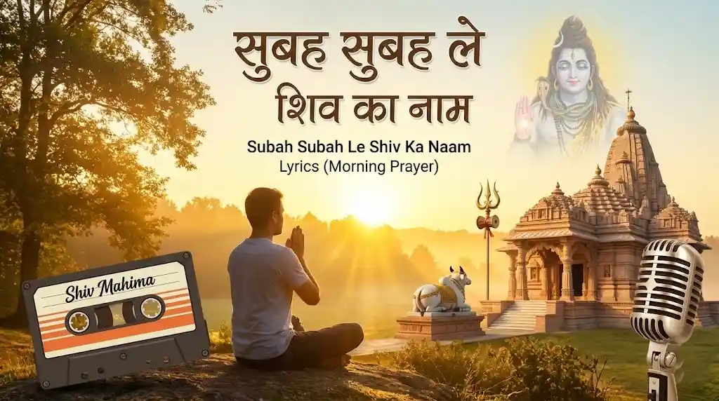 Subah Subah Le Shiv Ka Naam Lyrics – सुबह सुबह ले शिव का नाम